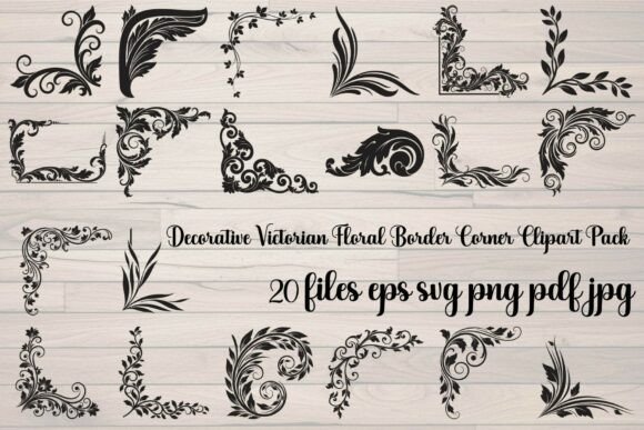 Download Decorative Victorian Floral Border - Border Collection