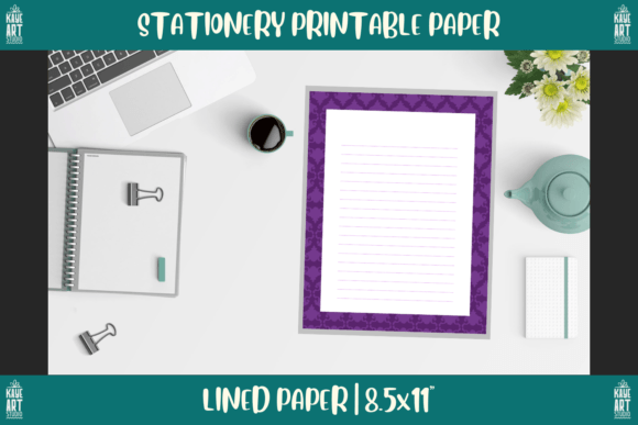 Download Bordered Stationery Printable Paper 223 - Border Collection