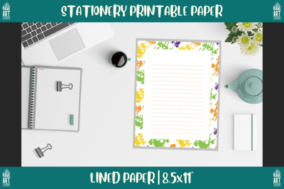 Download Bordered Stationery Printable Paper 220 - Border Collection