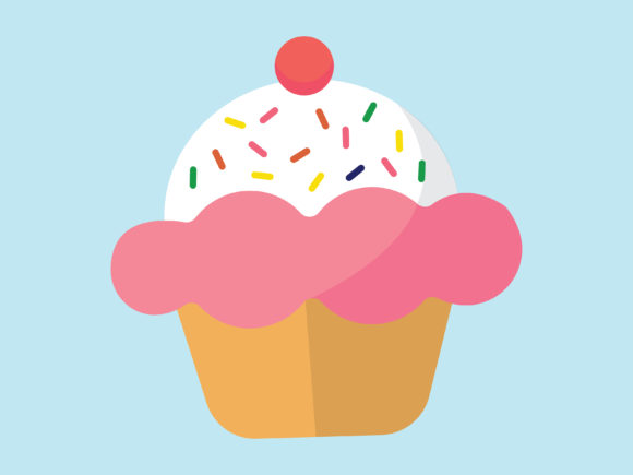 Download ILLUSTRATION FOOD CUPCAKE BACKGROUND - Cupcake Collection