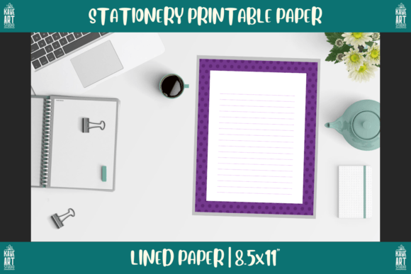 Download Bordered Stationery Printable Paper 225 - Border Collection