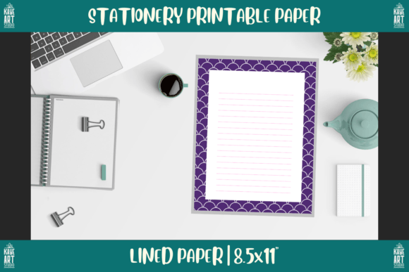 Download Bordered Stationery Printable Paper 228 - Border Collection