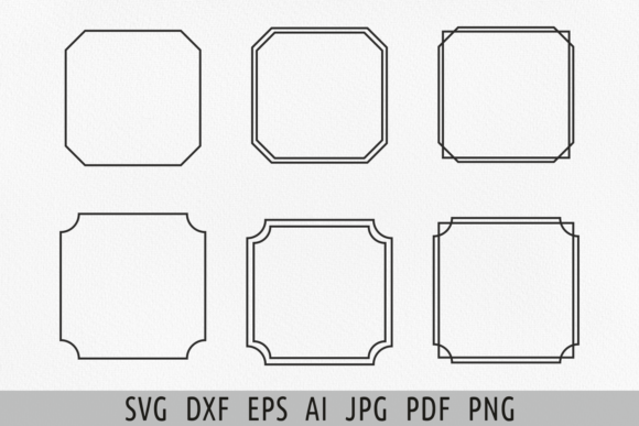 Download Double Square Frame Svg Border Svg Frame - Border Collection