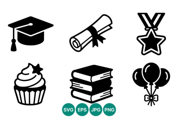 Download Graduation Cap Diploma Medal Cupcake - Premium Resources