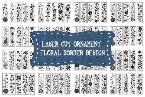 Download Laser Cut Ornamental Floral Border Ideas - Border Collection