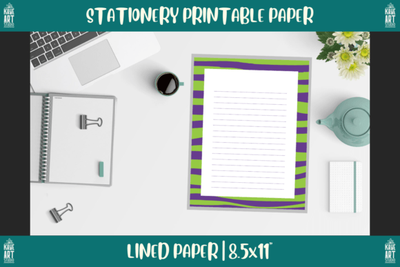 Download Bordered Stationery Printable Paper 218 - Border Collection
