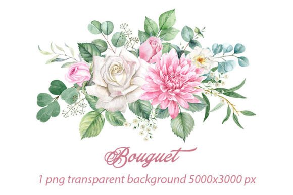 Download Watercolor Flowers, Floral Border, PNG - Border Collection