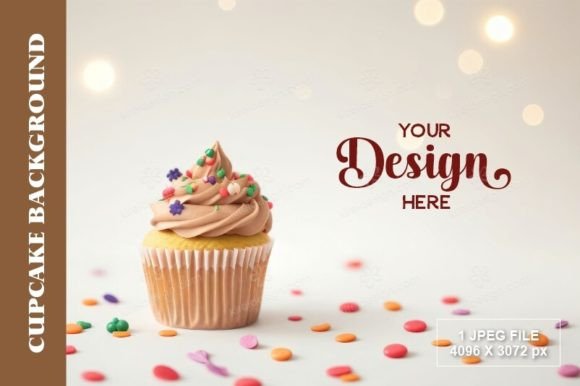 Download Cute Fall Cupcake Background 01 - Cupcake Collection