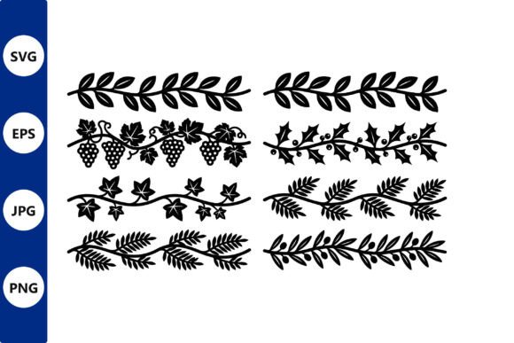 Download Botanical Border Vine Design - Border Collection