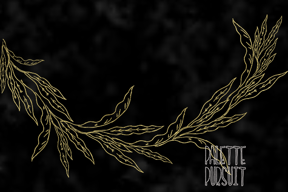 Download Gold Leaf Frame Border Clip Art (2/12) - Border Collection
